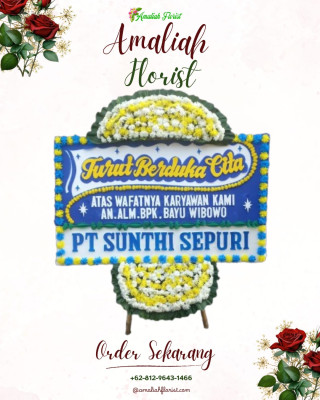 Papan Bunga Duka di Padang Bolak Julu