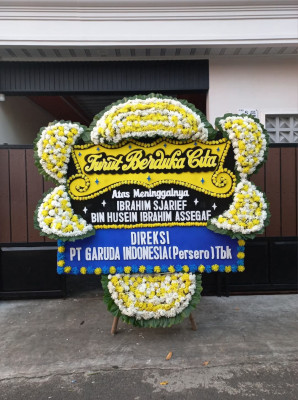 Papan Bunga Duka di Padang Bolak Julu