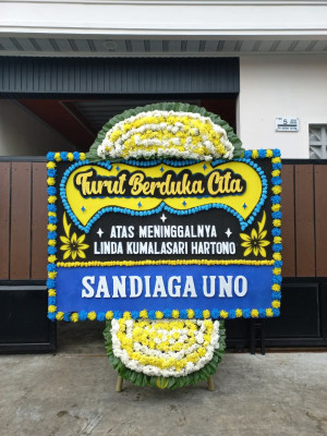 Papan Bunga Duka di Padang Bolak Julu